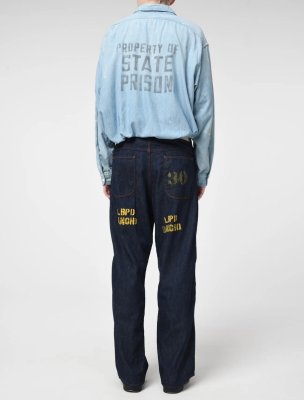 BOW WOW / LBPD PRISONER DENIM PANTS