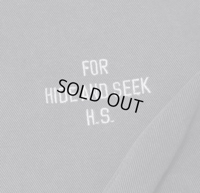 HIDE AND SEEK / Harrington Jacket(Pigment Dye)