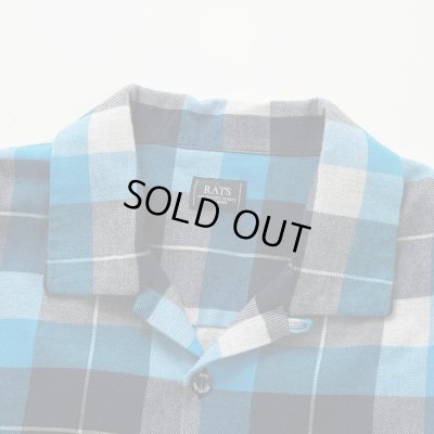 RATS / COTTON RAYON CHECK SHIRT