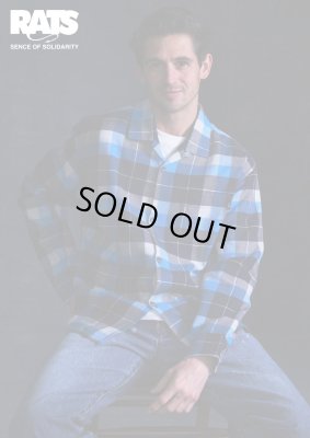 RATS / COTTON RAYON CHECK SHIRT