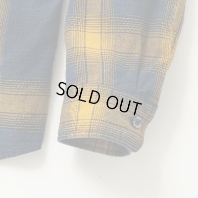 RATS / COTTON LINEN CHECK SHIRT