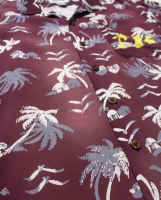 RECOGNIZE / TK RECORDS HAWAIIAN SHIRT SUNBURN