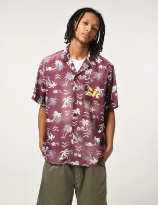 RECOGNIZE / TK RECORDS HAWAIIAN SHIRT SUNBURN