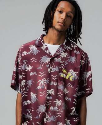 RECOGNIZE / TK RECORDS HAWAIIAN SHIRT SUNBURN