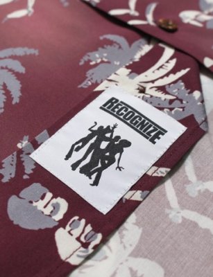 RECOGNIZE / TK RECORDS HAWAIIAN SHIRT SUNBURN