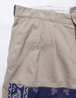 BOW WOW / BANDANA REMADE CHINO SHORTS