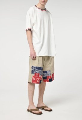 BOW WOW / BANDANA REMADE CHINO SHORTS