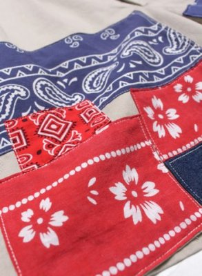 BOW WOW / BANDANA REMADE CHINO SHORTS