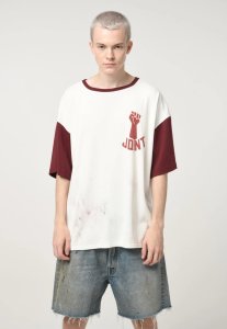 JOINT RIBBED SS CS AGING Tシャツ-バウワウ 通販 BOW WOW 店舗-SOWLD