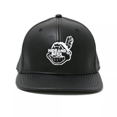 HIDE AND SEEK / Indian Baseball CAP (PU Leather)
