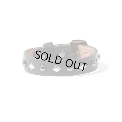 WACKO MARIA / WOLF’S HEAD / STUDS LEATHER WRIST BAND