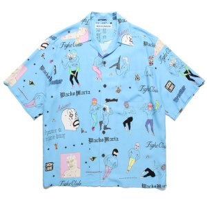 m*)様 WACKO MARIA ワコマリア　アロハシャツ JEAN-MICHEL BASQUIAT / HAWAIIAN SHIRT ジャン＝ミシェル・バスキア