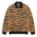 WACKO MARIA / TIGER JACQUARD KNIT POLO SHIRT