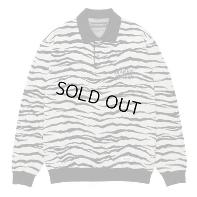 WACKO MARIA / TIGER JACQUARD KNIT POLO SHIRT