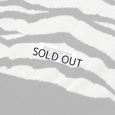 WACKO MARIA / TIGER JACQUARD KNIT POLO SHIRT