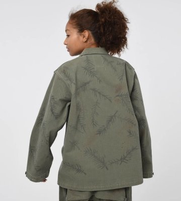 BOW WOW / USMC M44 HBT CAMO SPRAY JACKET AGED