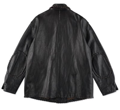 BOW WOW / BRAIDED LEATHER COVERALL