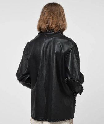 BOW WOW / BRAIDED LEATHER COVERALL