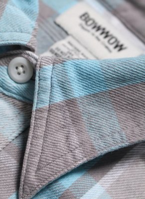 BOW WOW / PAINTER'S PAINT STAINED FLANNEL SHIRT