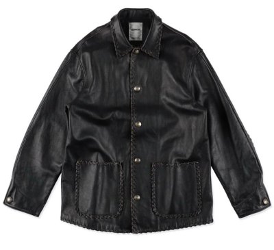 BOW WOW / BRAIDED LEATHER COVERALL