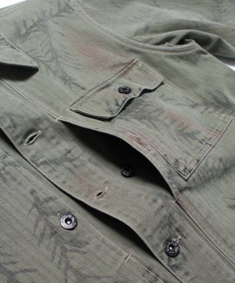 BOW WOW / USMC M44 HBT CAMO SPRAY JACKET AGED