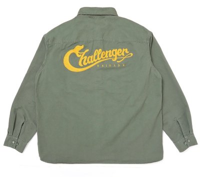 CHALLENGER / SNAKING LOGO WORK SHIRT