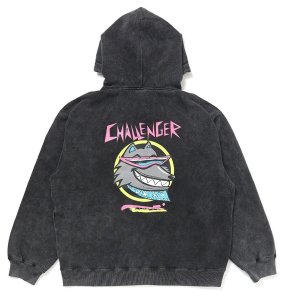 NEON WOLF ZIP HOODIE ジップパーカー-チャレンジャー 通販 CHALLENGER