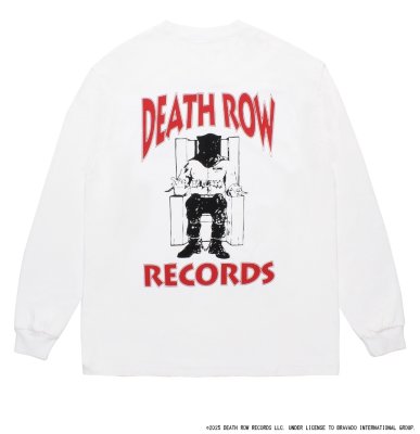 WACKO MARIA / DEATH ROW RECORDS / WASHED HEAVY WEIGHT LONG SLEEVE T-SHIRT