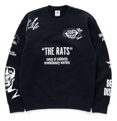 RATS / CRAZY CREW NECK SWEAT