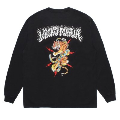 WACKO MARIA / TIM LEHI / WASHED HEAVY WEIGHT LONG SLEEVE T-SHIRT