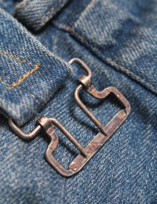 BOW WOW / MINER'S REPAIRED DENIM WORK PANTS