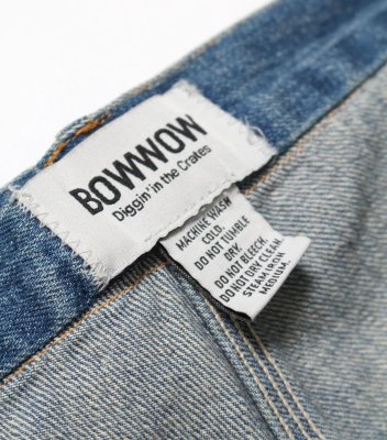 BOW WOW / MINER'S REPAIRED DENIM WORK PANTS