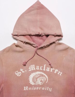 BOW WOW / ST. MACLAREN UNIV. HOODIE AGED