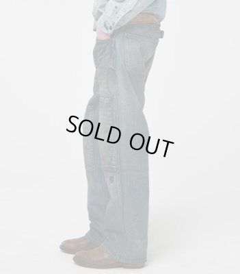 BOW WOW / MINER'S REPAIRED DENIM WORK PANTS