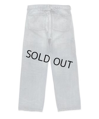 BOW WOW / MINER'S REPAIRED DENIM WORK PANTS
