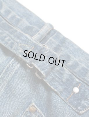 BOW WOW / MINER'S REPAIRED DENIM WORK PANTS