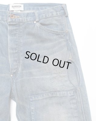 BOW WOW / MINER'S REPAIRED DENIM WORK PANTS
