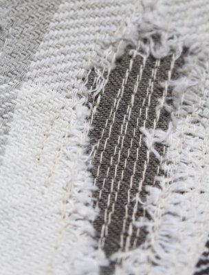 BOW WOW / DAMAGED AND STAINED FLANNEL SHIRT