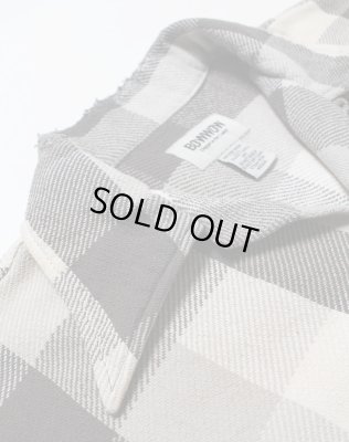 BOW WOW / DAMAGED AND STAINED FLANNEL SHIRT