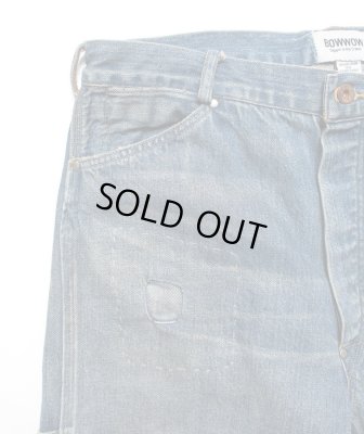 BOW WOW / MINER'S REPAIRED DENIM WORK PANTS