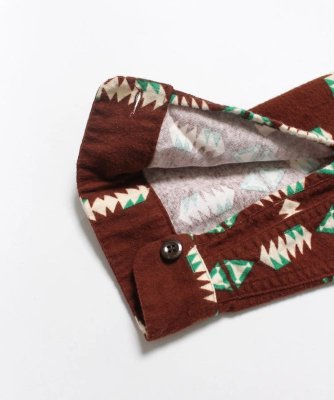 BOW WOW / NAVAJO PRINT FLANNEL SHIRT