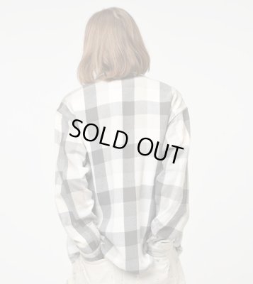 BOW WOW / DAMAGED AND STAINED FLANNEL SHIRT