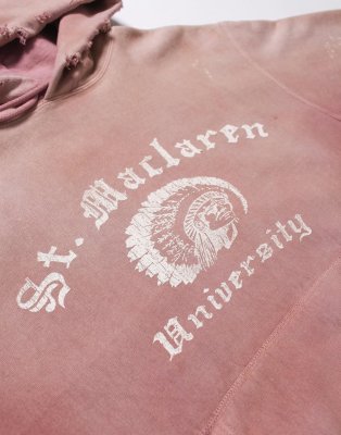 BOW WOW / ST. MACLAREN UNIV. HOODIE AGED