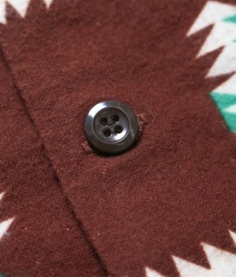 BOW WOW / NAVAJO PRINT FLANNEL SHIRT