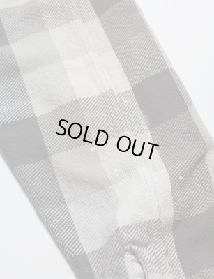 BOW WOW / DAMAGED AND STAINED FLANNEL SHIRT