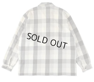 BOW WOW / DAMAGED AND STAINED FLANNEL SHIRT