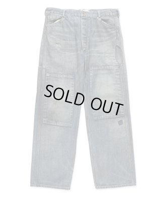 BOW WOW / MINER'S REPAIRED DENIM WORK PANTS