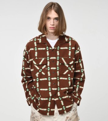BOW WOW / NAVAJO PRINT FLANNEL SHIRT