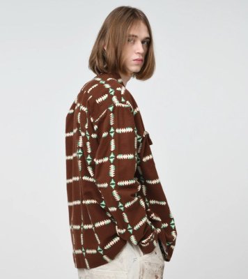 BOW WOW / NAVAJO PRINT FLANNEL SHIRT