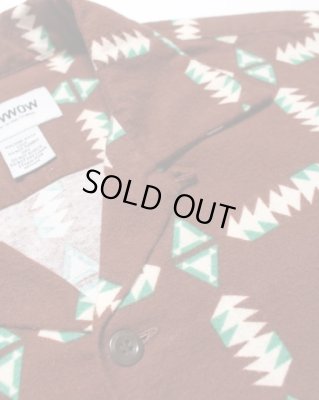 BOW WOW / NAVAJO PRINT FLANNEL SHIRT